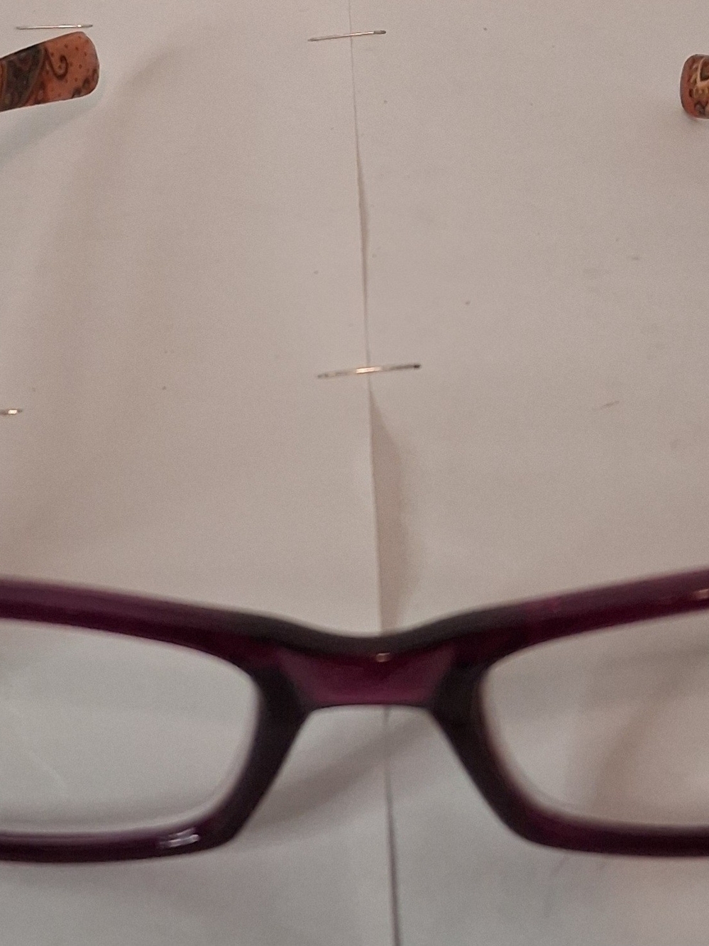 Stylish Women's Purple Rectangle Glasses - Unbranded